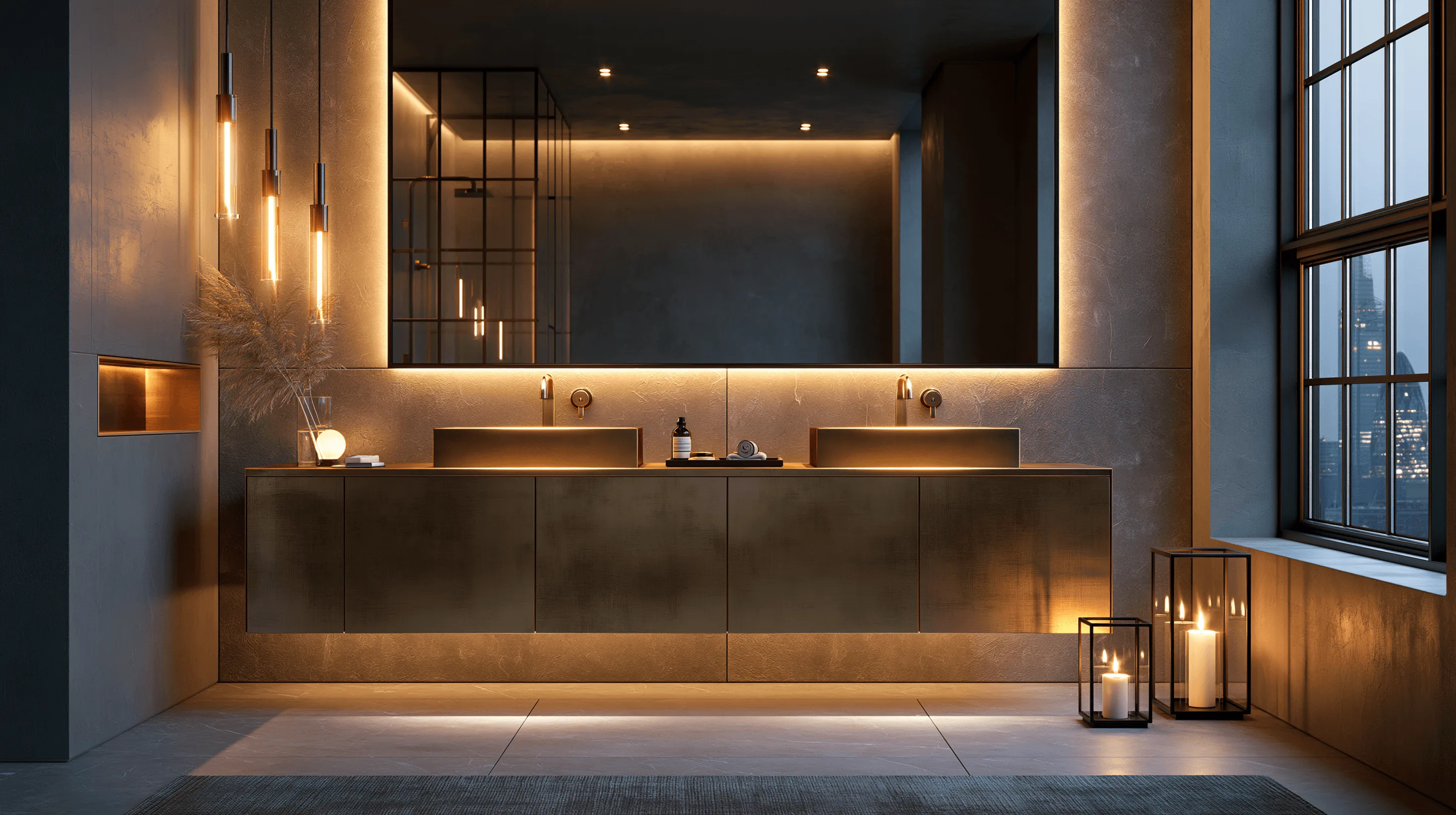 Zovia stainless steel kitchen — whole-house cabinets