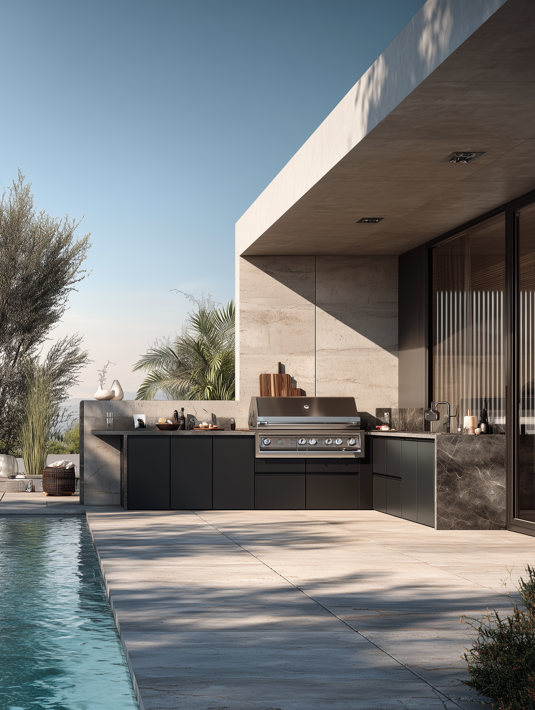 Outdoor kitchen systems