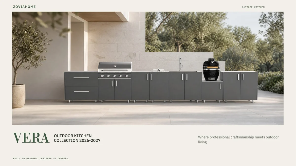 VERA Outdoor Kitchens catalogue cover