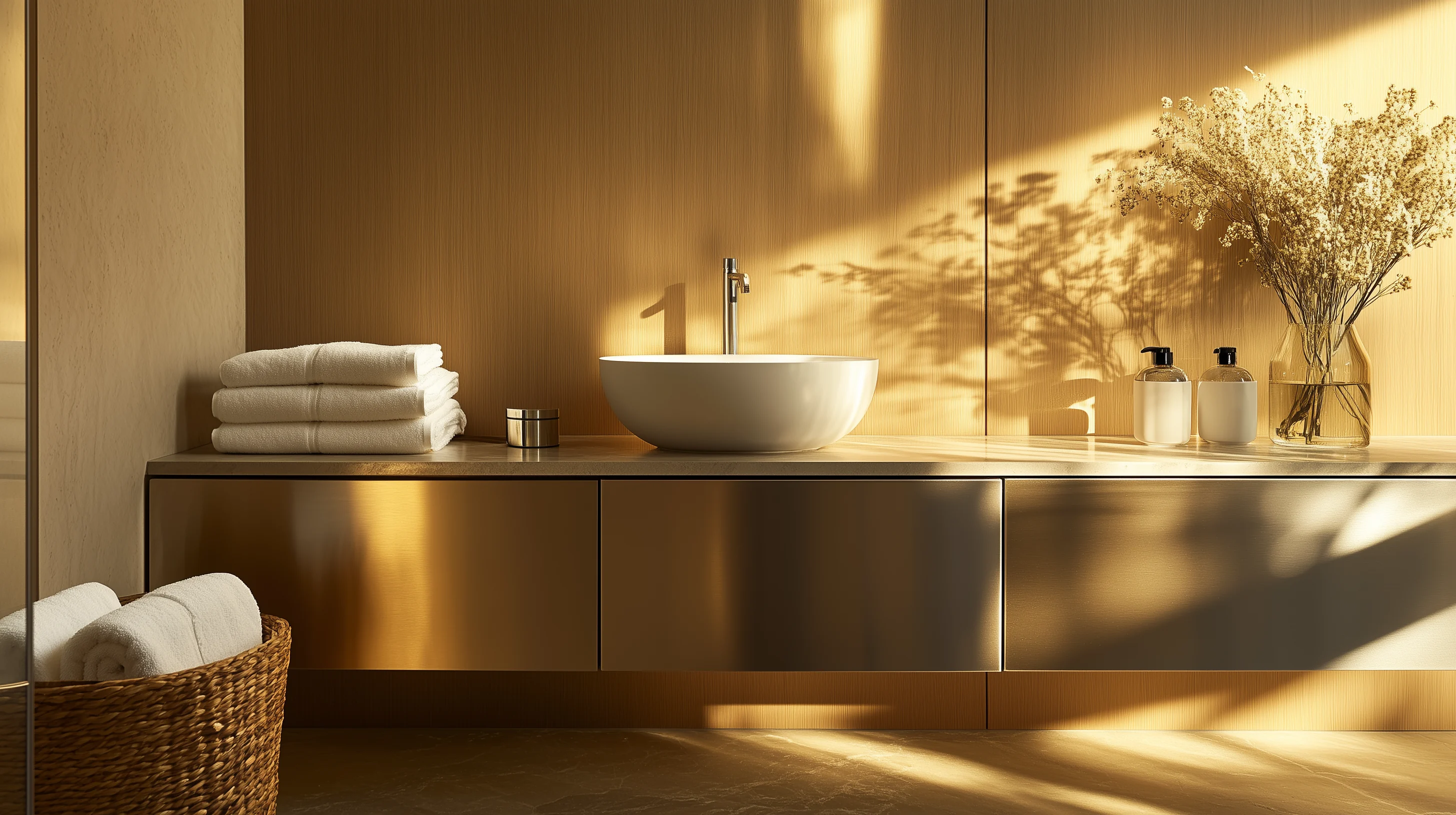 Stainless Steel Bathroom Vanities: Built for Humidity