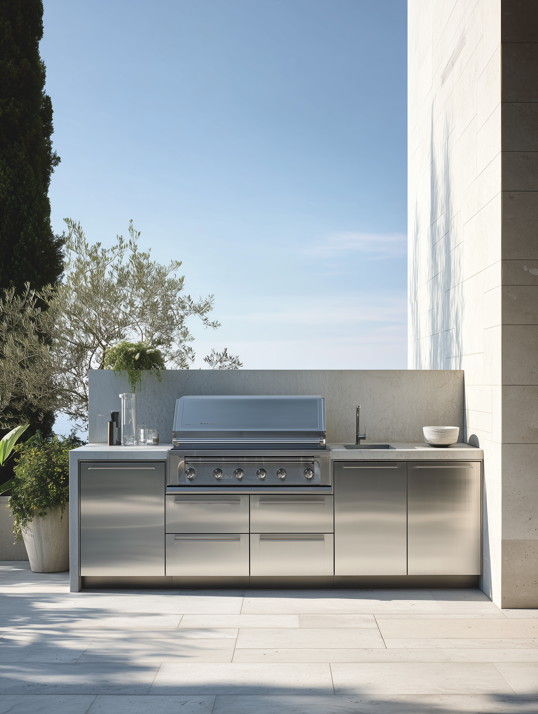 Outdoor kitchen systems
