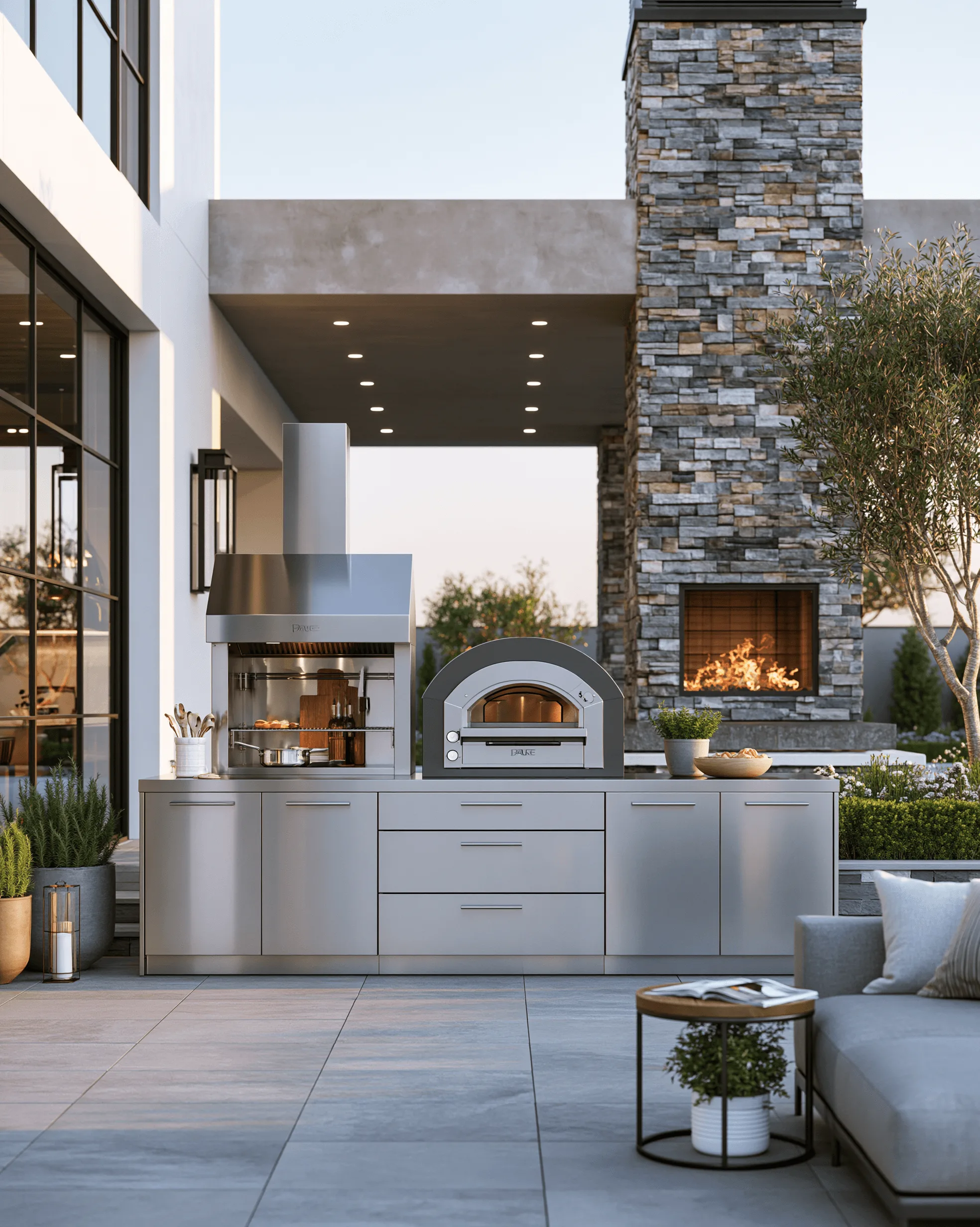 Zovia Classic Estate & Garden stainless steel outdoor kitchen