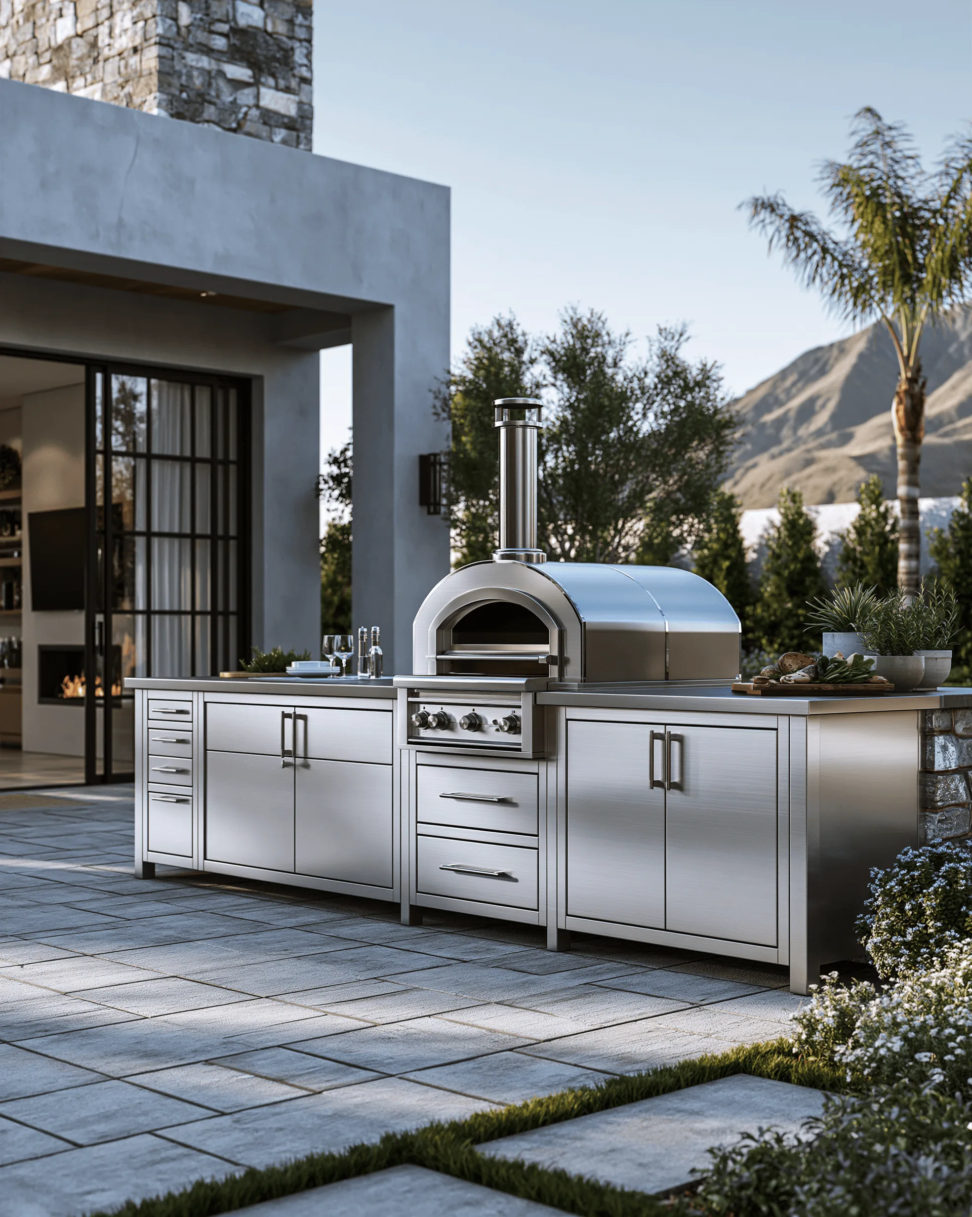 Zovia Classic Estate & Garden stainless steel outdoor kitchen
