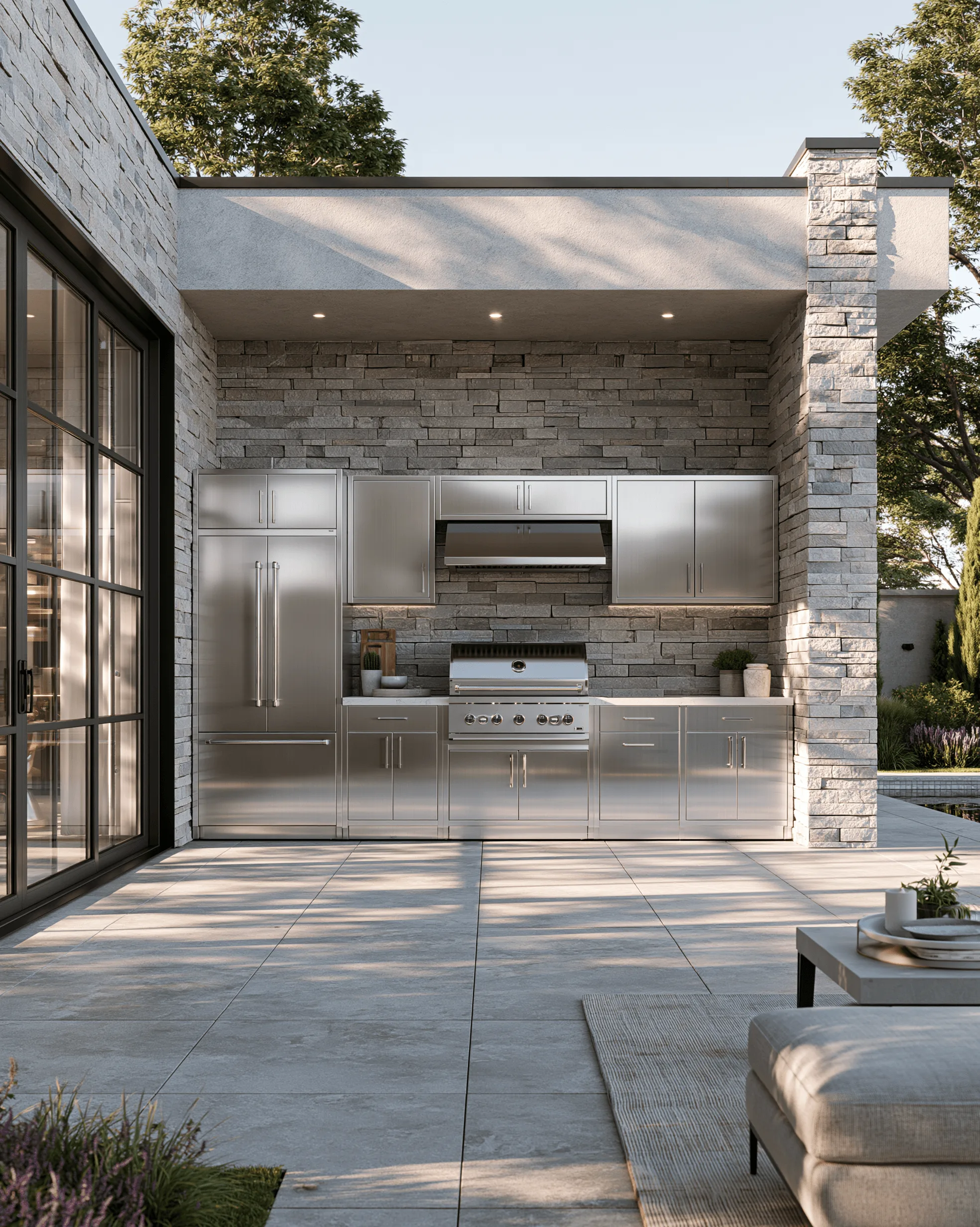 Zovia Classic Estate & Garden stainless steel outdoor kitchen