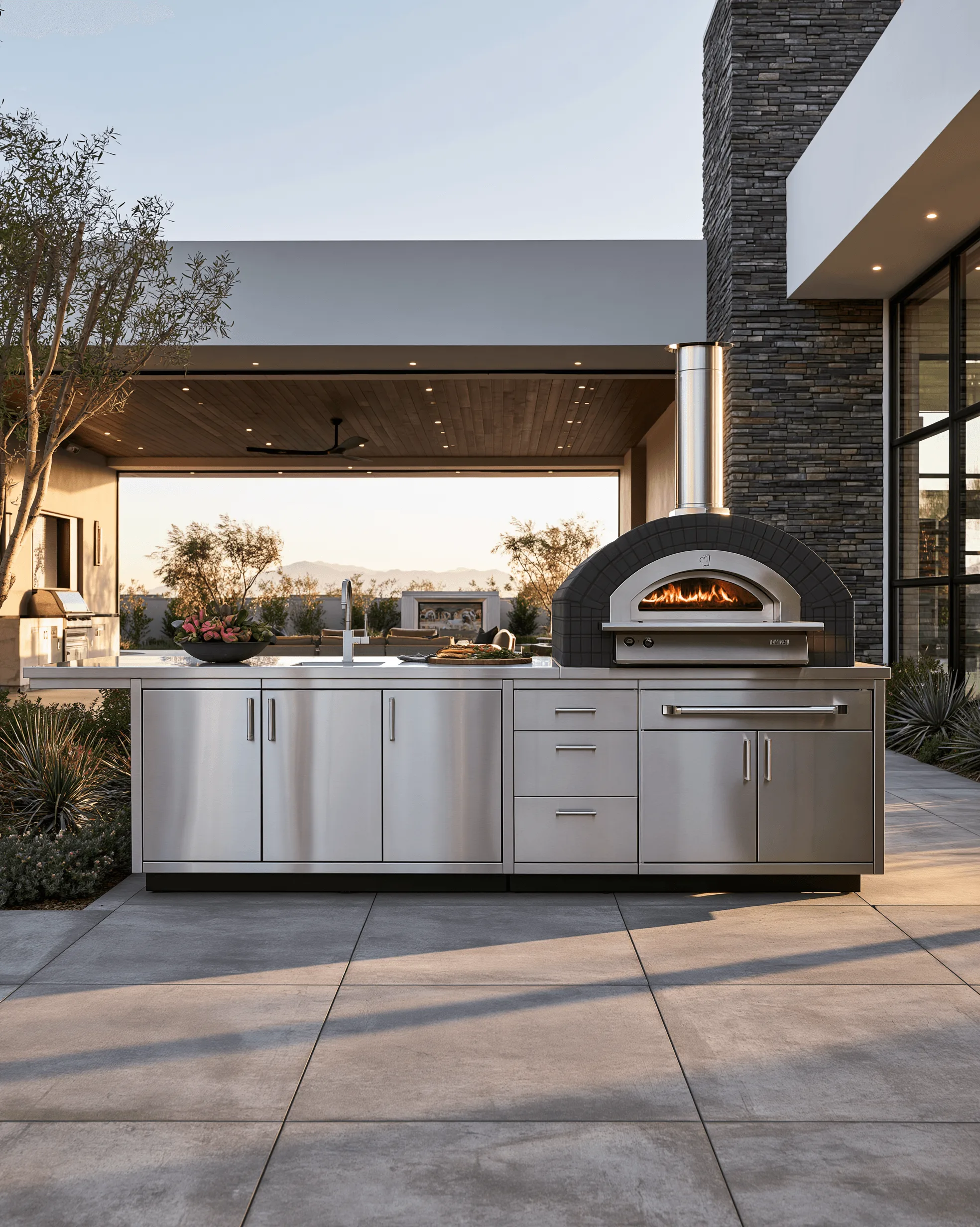 Zovia Classic Estate & Garden stainless steel outdoor kitchen