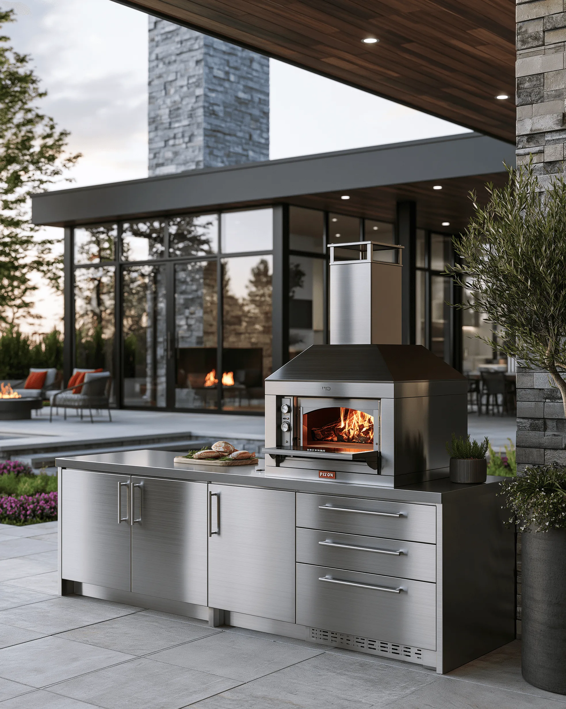 Zovia Classic Estate & Garden stainless steel outdoor kitchen