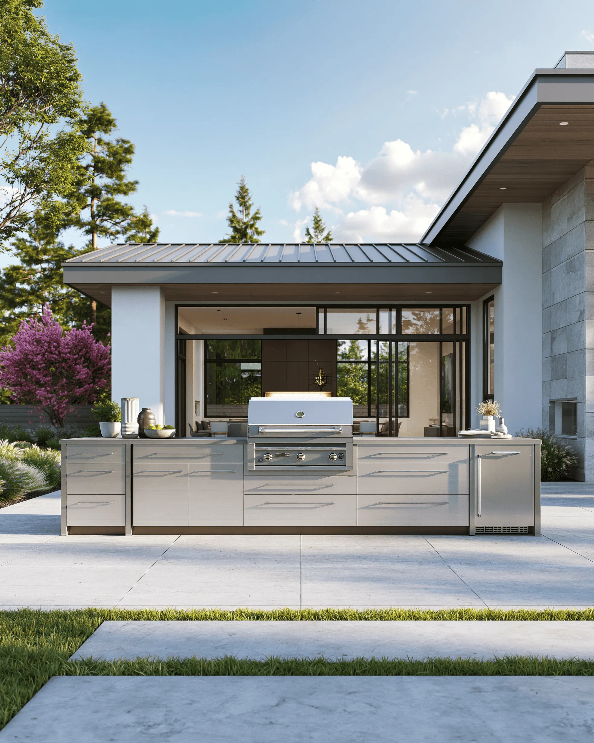 Zovia Classic Estate & Garden stainless steel outdoor kitchen