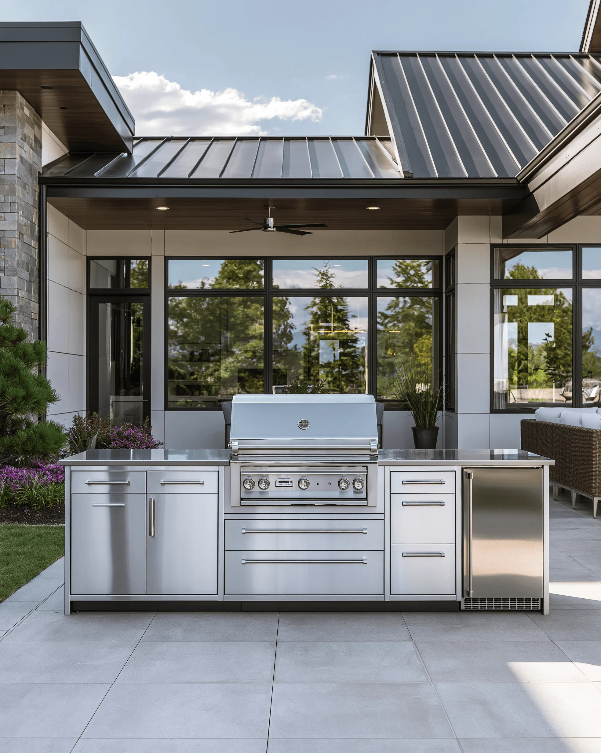 Zovia Classic Estate & Garden stainless steel outdoor kitchen