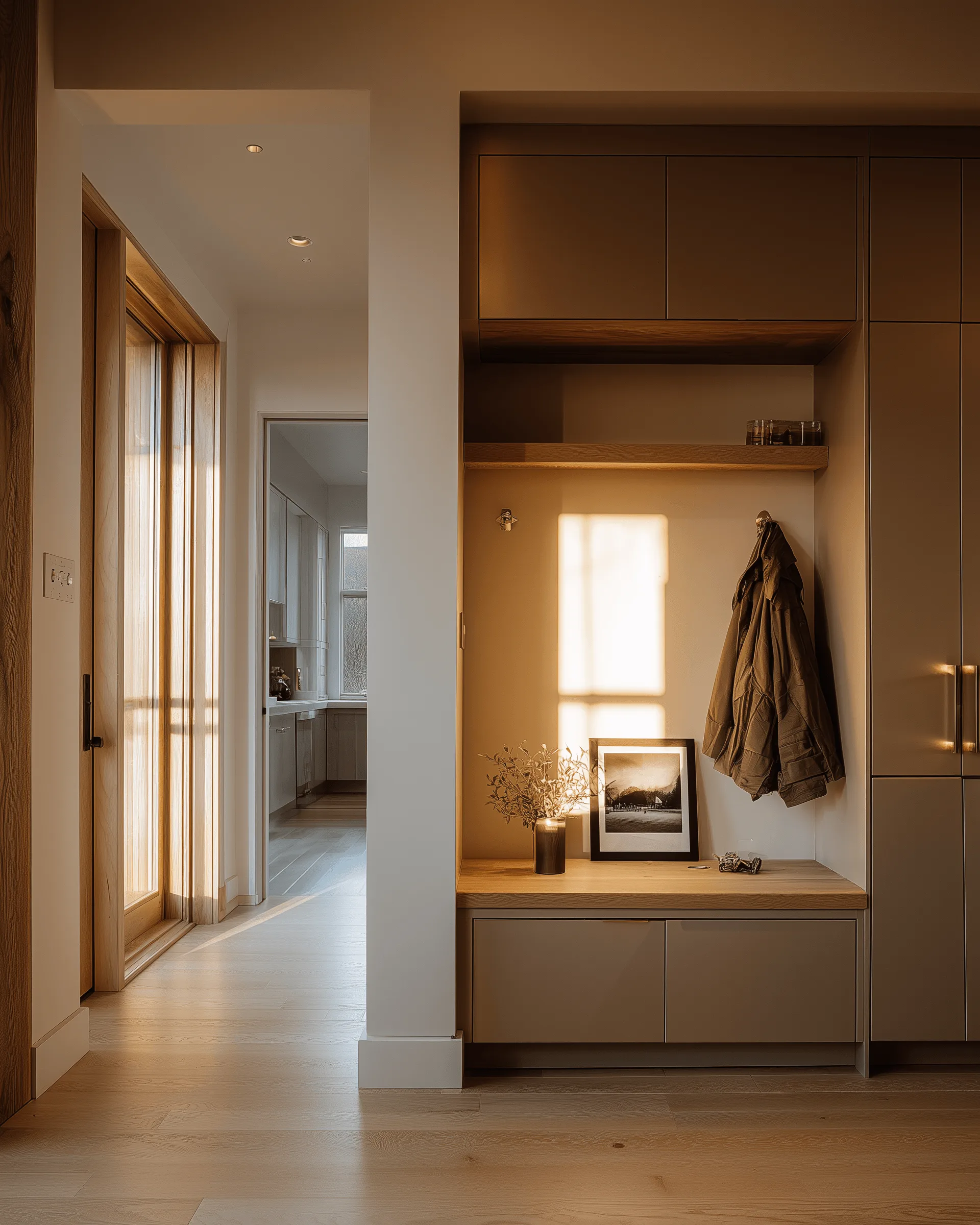 Indoor cabinetry application detail — Whole-Home Fit-Out