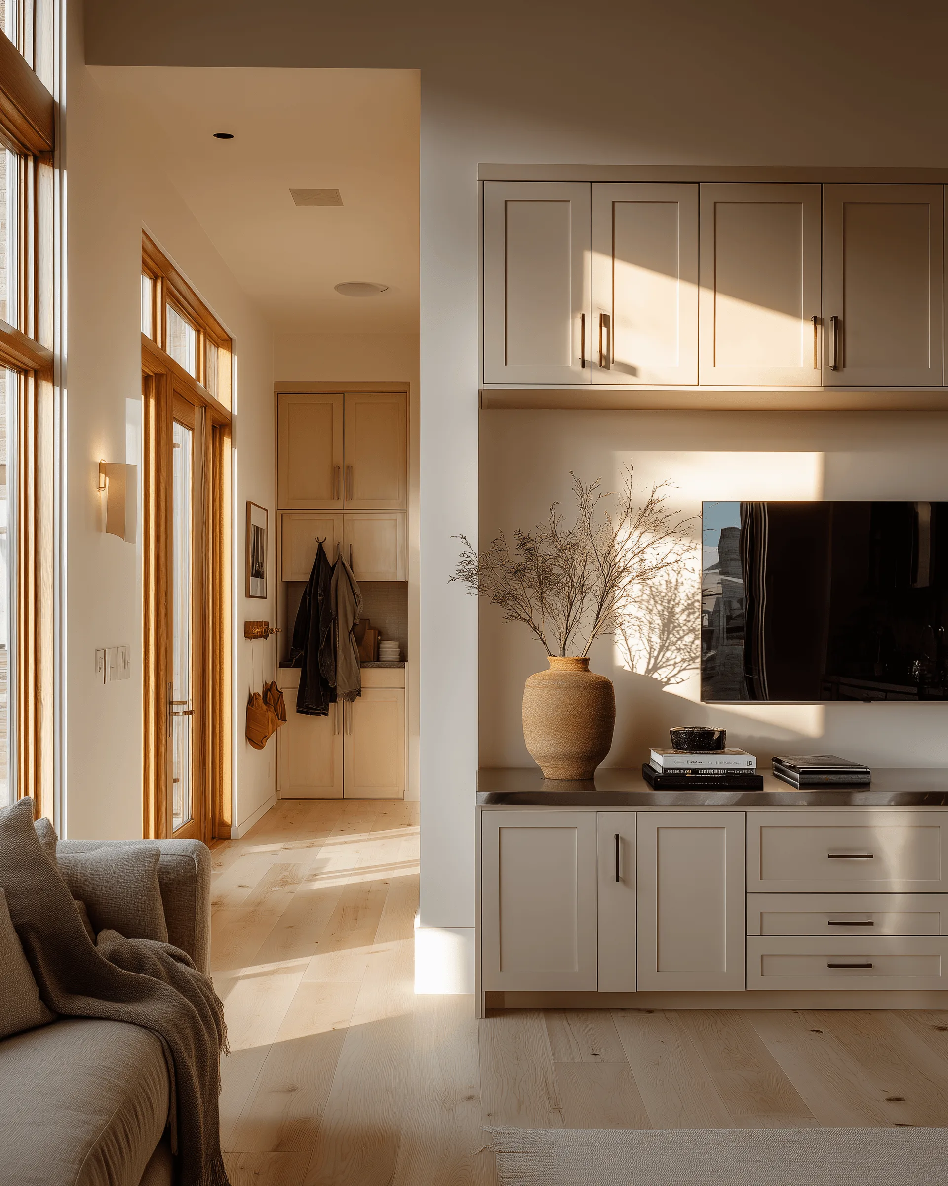 Indoor cabinetry application detail — Whole-Home Fit-Out