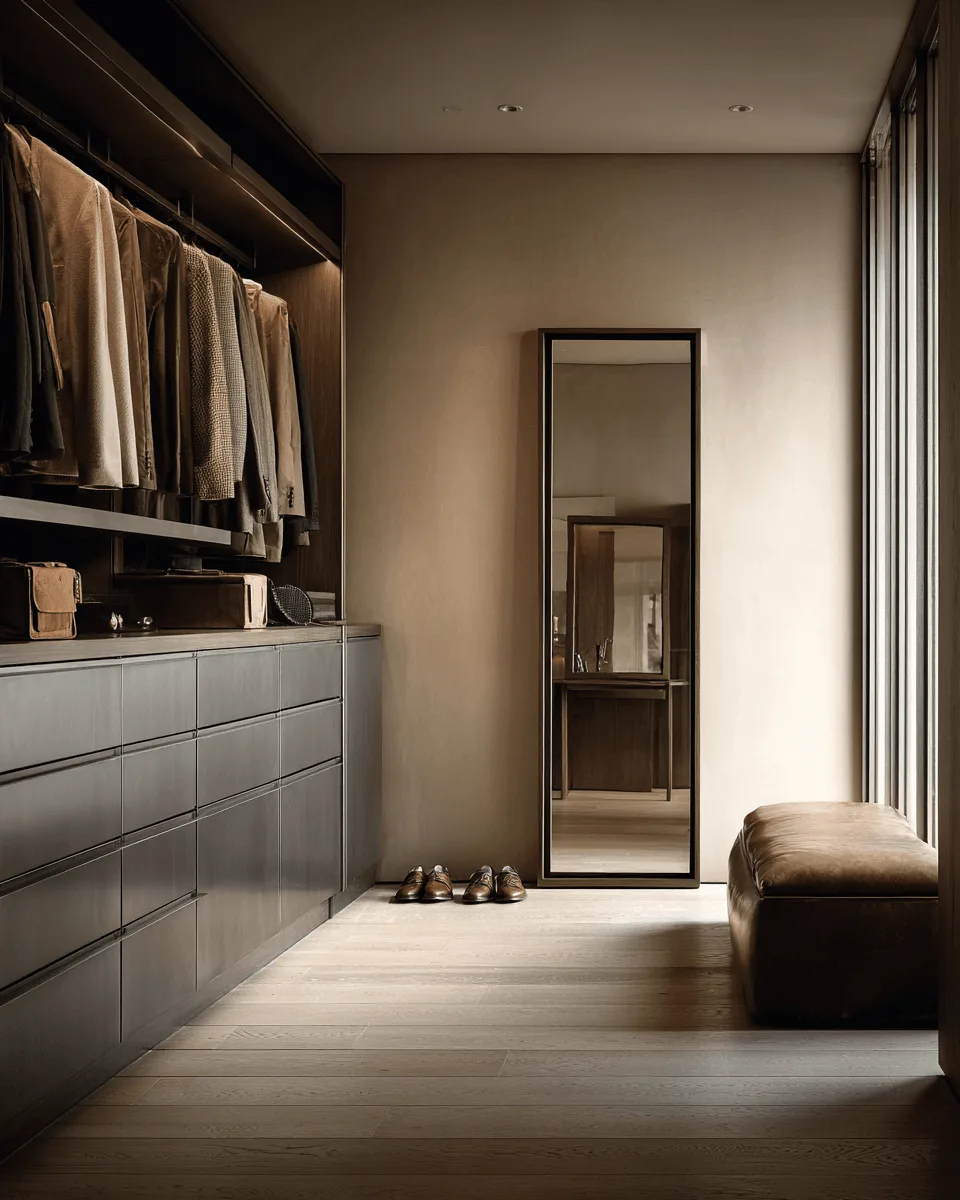 Indoor cabinetry application detail — Walk-In Wardrobe