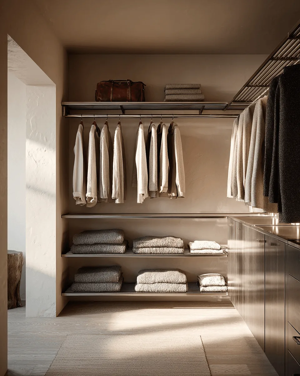 Indoor cabinetry application detail — Walk-In Wardrobe