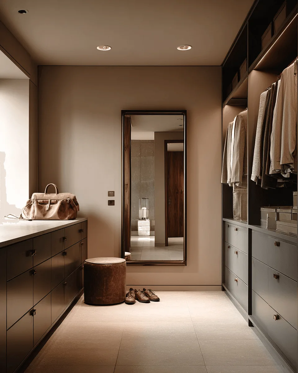 Indoor cabinetry application detail — Walk-In Wardrobe